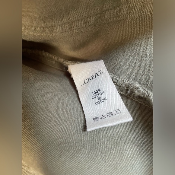 THE GREAT. The Blouson Chore Jacket in Army • NWT - Picture 7 of 9